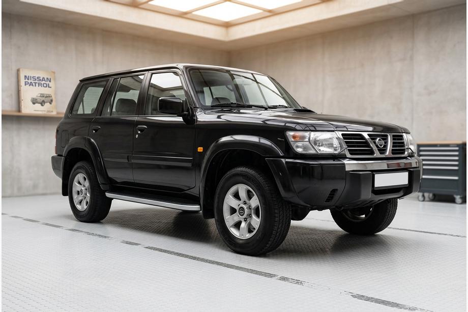 Nissan Patrol Y61 1997–2011 Sidetrin Tayga (2 stk., aluminium) Image