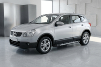 Nissan Qashqai 2007–2010 Sunrise sidetrin (2 stk., aluminium) foto 1