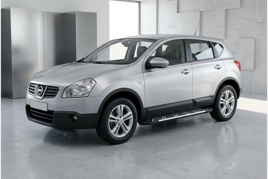 Nissan Qashqai 2007–2010 Sunrise sidetrin (2 stk., aluminium) Image