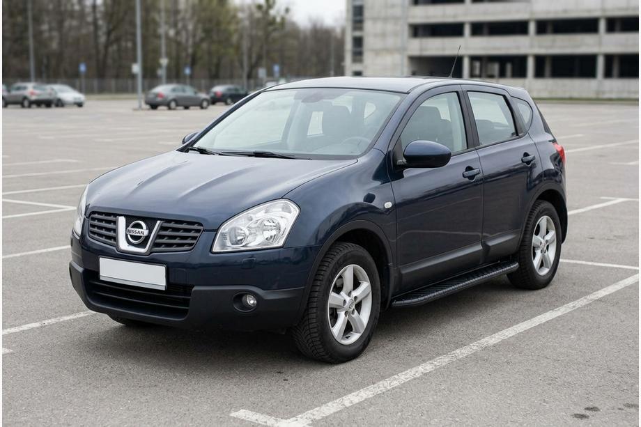 Nissan Qashqai 2007–2010 Sidetrin Bosphorus Black (2 stk., aluminium) Image