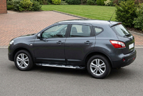 Nissan Qashqai 2010–2014 Sunrise sidetrin (2 stk., aluminium) foto 1