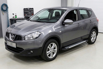 Nissan Qashqai 2010–2014 Sidetrin Line (2 stk., aluminium) foto 1