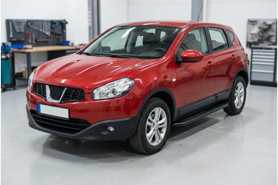 Nissan Qashqai 2010–2014 Sidetrin Bosphorus Black (2 stk., aluminium) Kort akselafstand Image