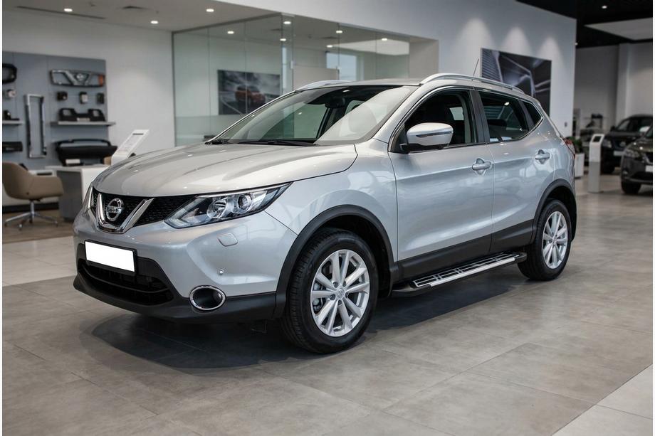 Nissan Qashqai 2014–2021 Sunrise sidetrin (2 stk., aluminium) Image