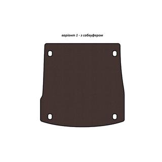 Gummibagagerumsmåtte Carsuit V-1 (med subwoofer, brun) foto 1