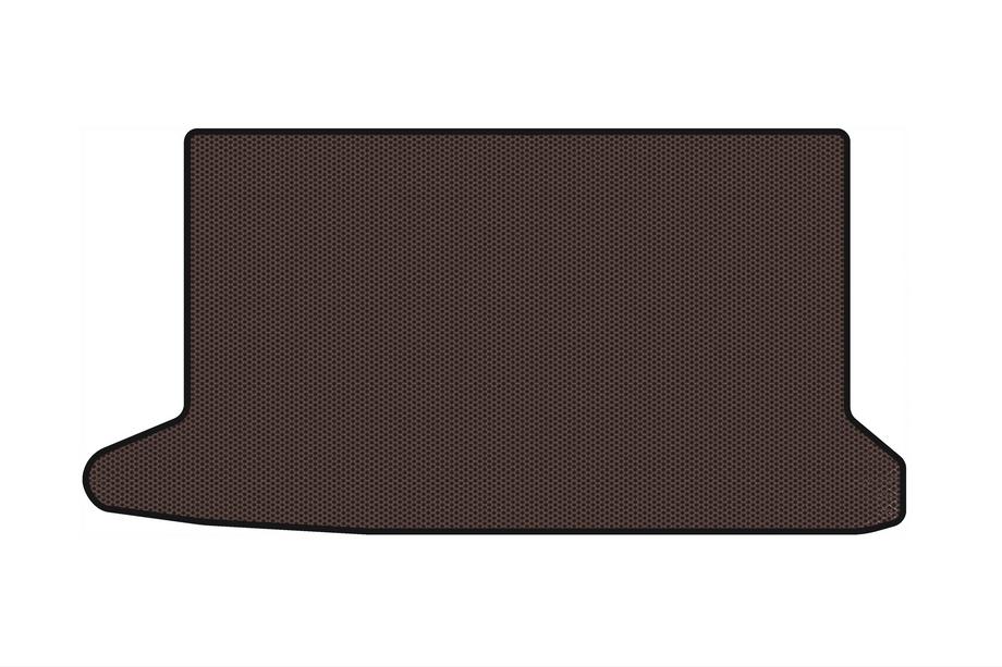 Audi A2 1999–2005 Gummibagagerumsmåtte Carsuit V-1 (HB, brun) Image
