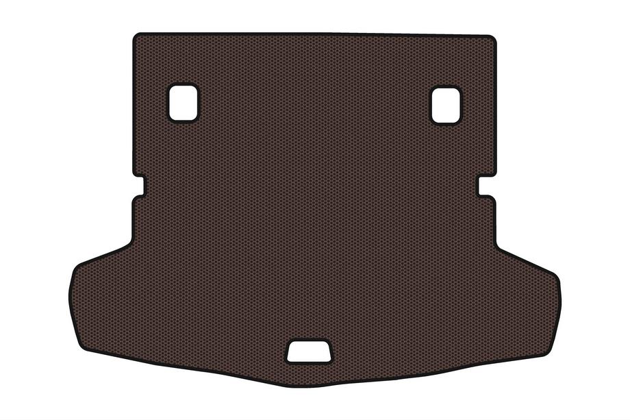 BMW 2-serie Active Tourer F45/F46 2014–2021 Gummibagagerumsmåtte Carsuit V-1 (til F46, 7-personers, brun) Foto 1
