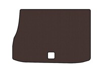 Citroen DS-5 2011–2015 Gummibagagerumsmåtte Carsuit (HB, Hybrid/automatgear, brun) foto 1