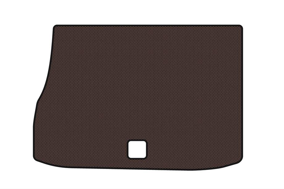 Citroen DS-5 2011–2015 Gummibagagerumsmåtte Carsuit (HB, Hybrid/automatgear, brun) Image