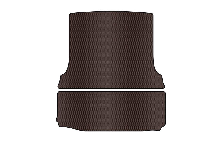Fiat Fiorino/Qubo 2008–2024 Gummibagagerumsmåtte Carsuit (Cargo, brun) Image