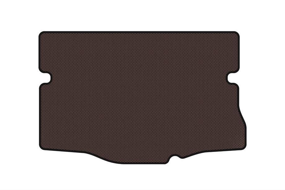 Honda FIT/Jazz 2014–2020 Gummibagagerumsmåtte Carsuit (HB, Hybrid, brun) Image