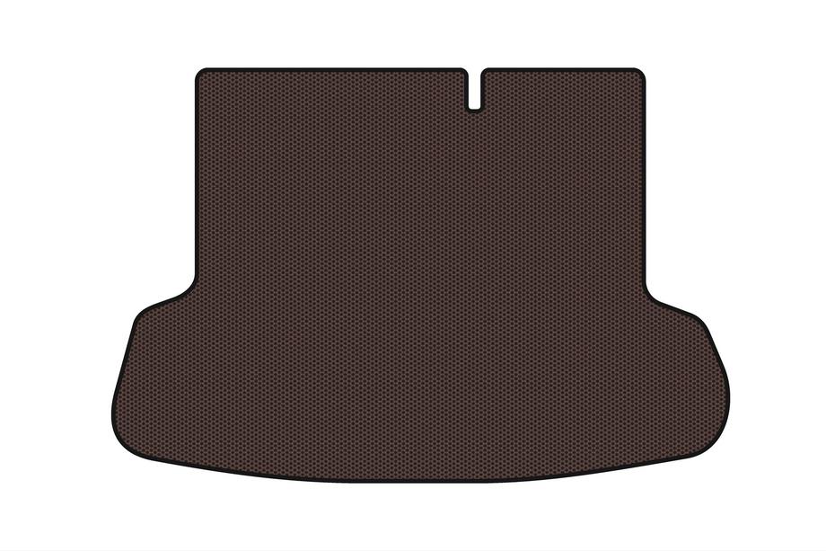Hyundai Accent 2006–2010 Gummibagagerumsmåtte Carsuit (SD, brun) Image