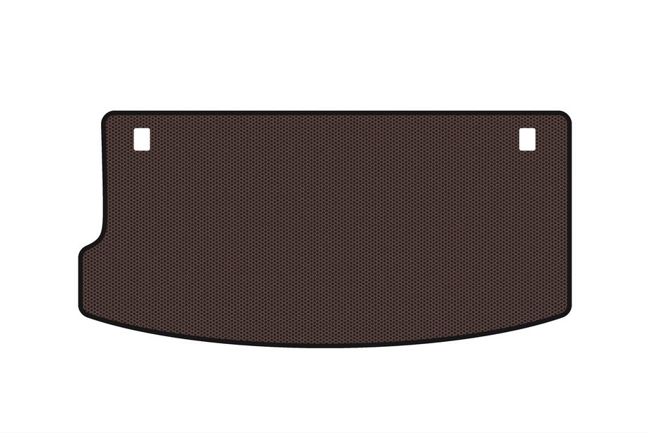 Hyundai I-10 2008–2013 Gummibagagerumsmåtte Carsuit (HB, brun) Image