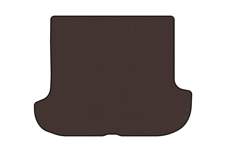 Hyundai Terracan 2001–2007 Gummimåtte til bagagerum Carsuit (Brun) Image