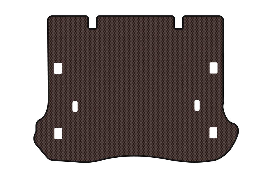 Jeep Grand Cherokee WK 2004–2010 Gummibagagerumsmåtte Carsuit V-2 (Brun) Image