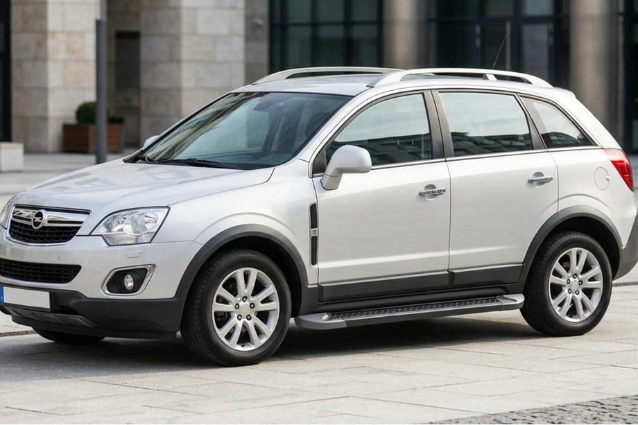 Opel Antara 2006–2017 Allmond Black sidetrin (2 stk., aluminium) Image