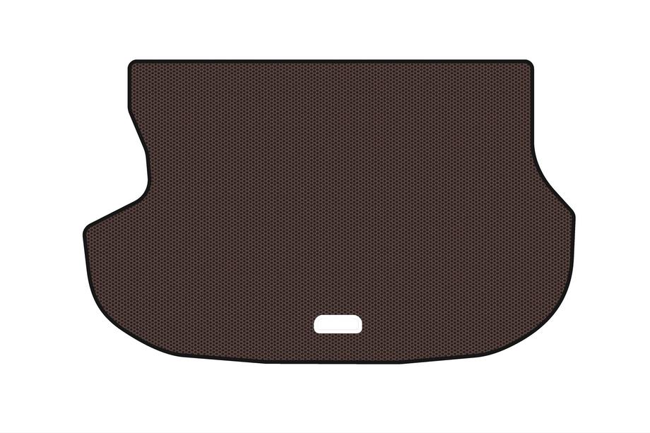 Mitsubishi Outlander 2001–2006 Gummimåtte til bagagerum Carsuit (Brun) Foto 1