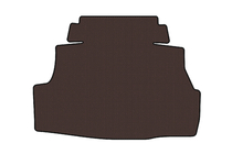 Nissan Almera N16 2000–2006 Gummibagagerumsmåtte Carsuit (SD, brun) foto 1
