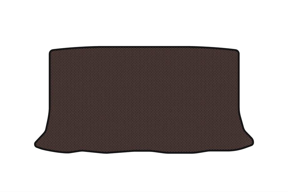 Nissan Micra K12 2003–2010 Gummibagagerumsmåtte Carsuit (HB, brun) Image