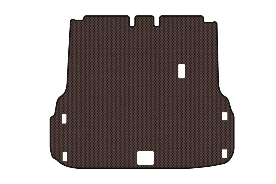 Nissan Pathfinder R52 2012–2021 Gummimåtte til bagagerum Carsuit (Brun) Image