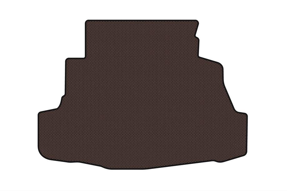 Nissan Primera P12 2002–2007 Gummibagagerumsmåtte Carsuit (SD, brun) Image