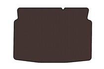 Peugeot 207 2006–2014 Gummibagagerumsmåtte Carsuit (HB, 5-dørs, brun) foto 1