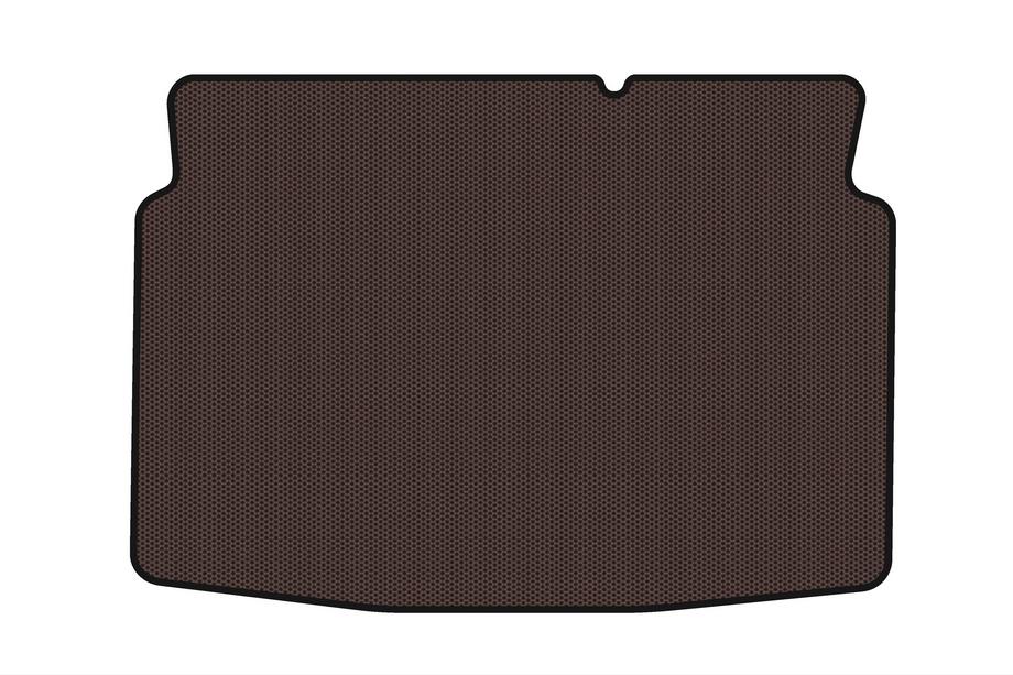 Peugeot 207 2006–2014 Gummibagagerumsmåtte Carsuit (HB, 5-dørs, brun) Image