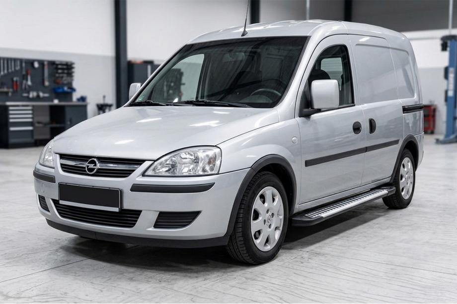 Opel Combo 2002–2012 Sidetrin Line (2 stk., aluminium) Image