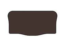 Toyota Aygo 2007–2014 Gummibagagerumsbakke Carsuit (2007-2009, HB, 3-dørs, brun) foto 1