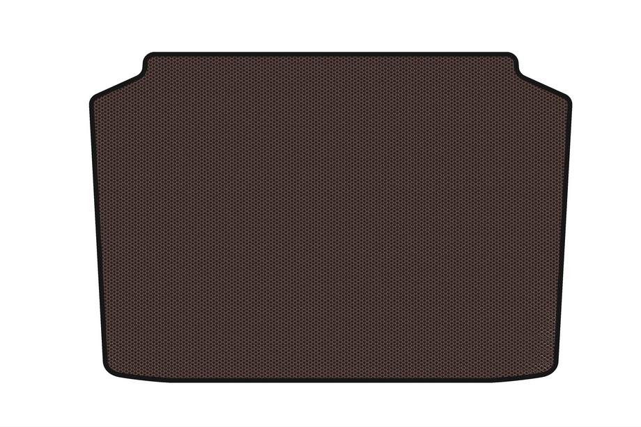Volkswagen Polo 2001–2009 Gummibagagerumsmåtte Carsuit (HB, 3/5-dørs, brun) Foto 1