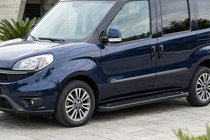 Opel Combo 2012–2018 Sidetrin Allmond Black (2 stk., aluminium) foto 1