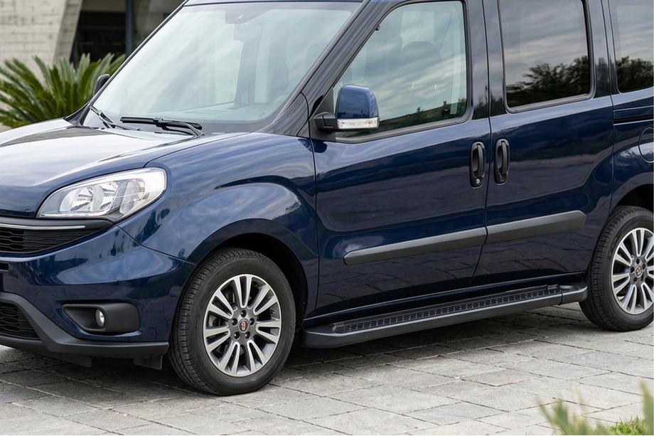 Opel Combo 2012–2018 Sidetrin Allmond Black (2 stk., aluminium) Image