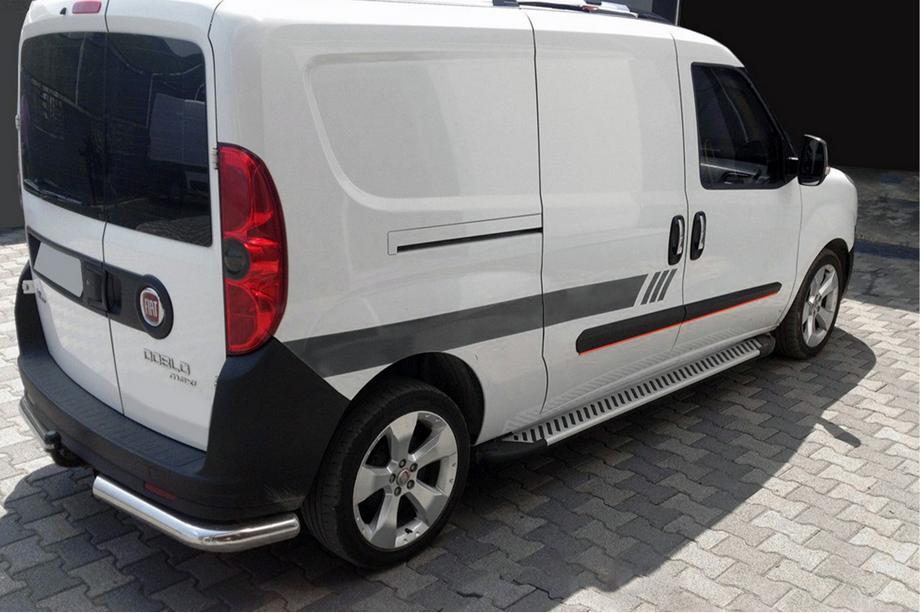 Opel Combo 2012–2018 Sidetrin Line (2 stk., aluminium) Image