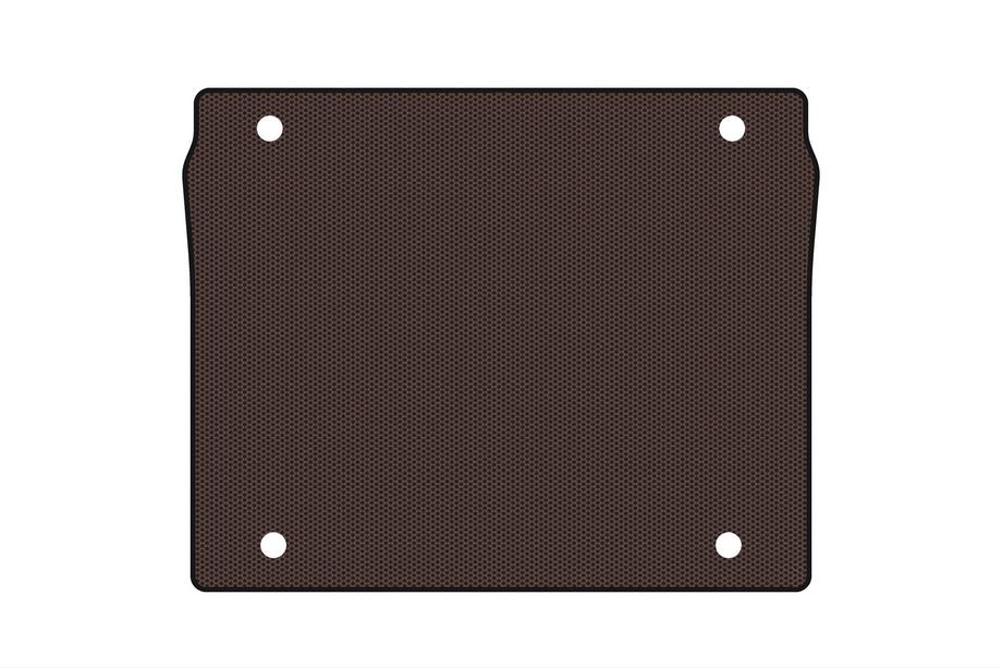 Fiat Doblo II 2010–2022 Gummibagagerumsbakke Carsuit (5-personers/kort akselafstand, brun) Image