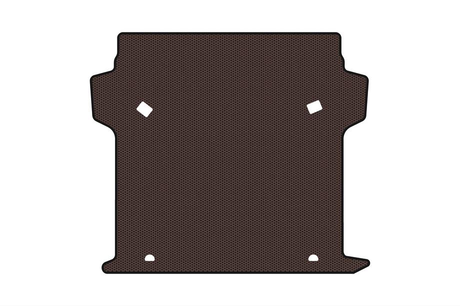 Fiat Doblo II 2010–2022 Gummimåtte til bagagerum Carsuit (Brun) Image