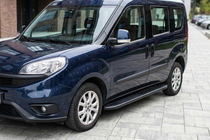 Opel Combo 2012–2018 Sidetrin Bosphorus Black (2 stk., aluminium) foto 1