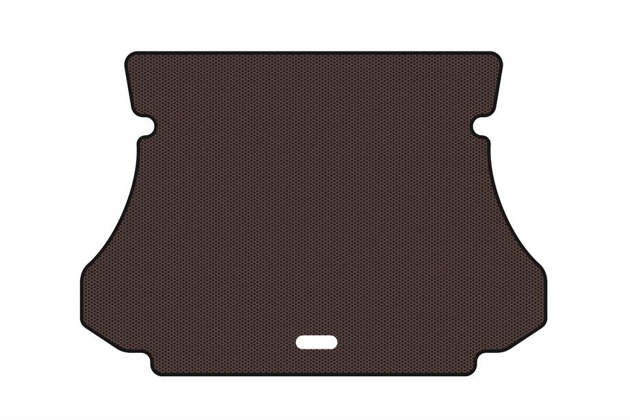 Hyundai Santa Fe 1 2000–2006 Gummimåtte til bagagerum Carsuit (Brun) Image