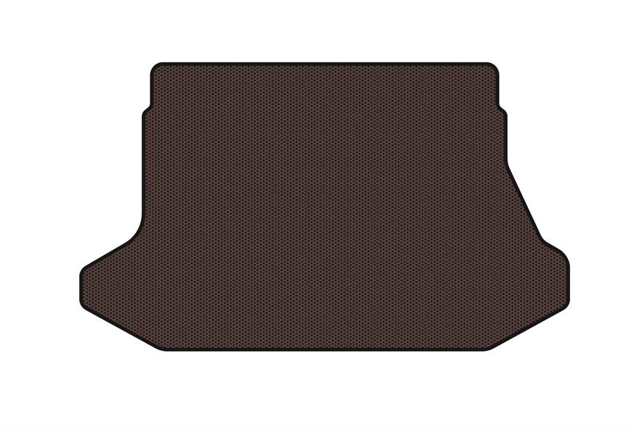 Kia Cerato 1 2004–2009 Gummibagagerumsmåtte Carsuit (HB, brun) Image