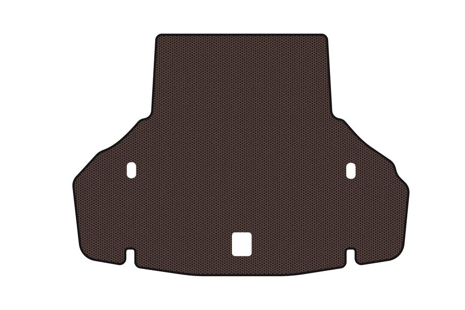Lexus LS 2007–2017 Gummibagagerumsmåtte til Carsuit (2007-2009, SD, ikke firehjulstræk, USA, brun) Image
