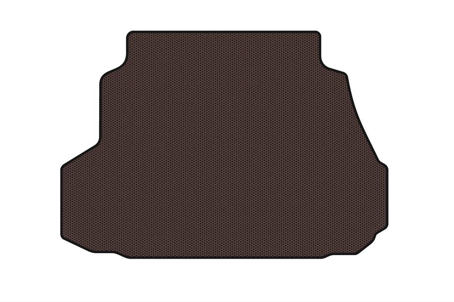 Nissan Almera N15 1995–2000 Gummibagagerumsmåtte Carsuit (SD, brun) Foto 1