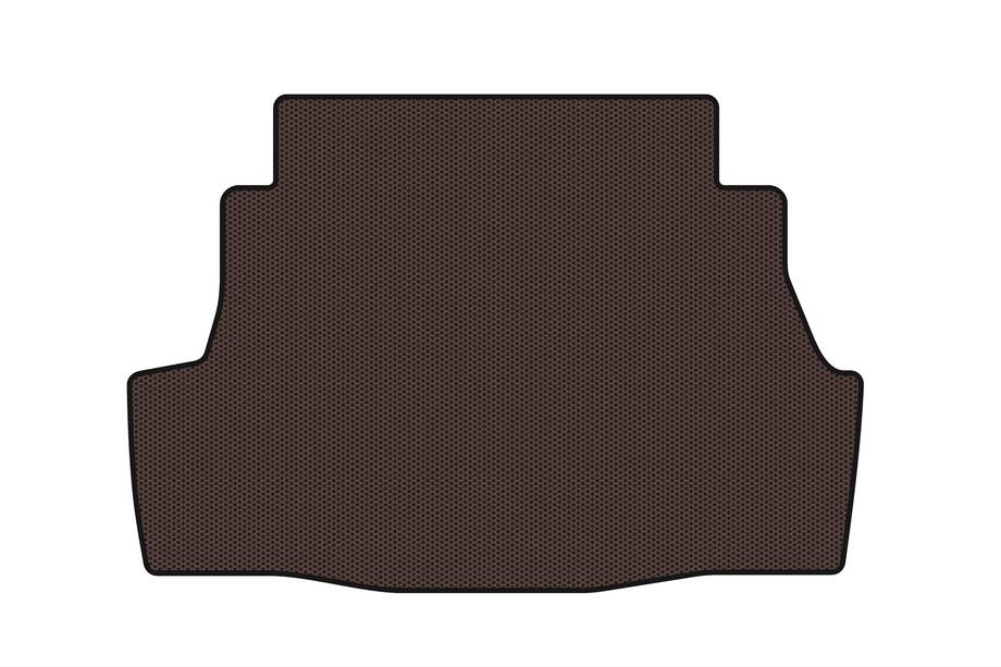 Nissan Almera B10 Classic 2006–2012 Gummibagagerumsmåtte Carsuit (SD, brun) Image
