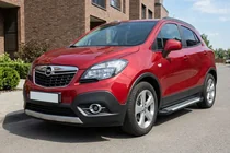 Opel Mokka 2012–2021 Sidetrin Line (2 stk., aluminium) foto 1
