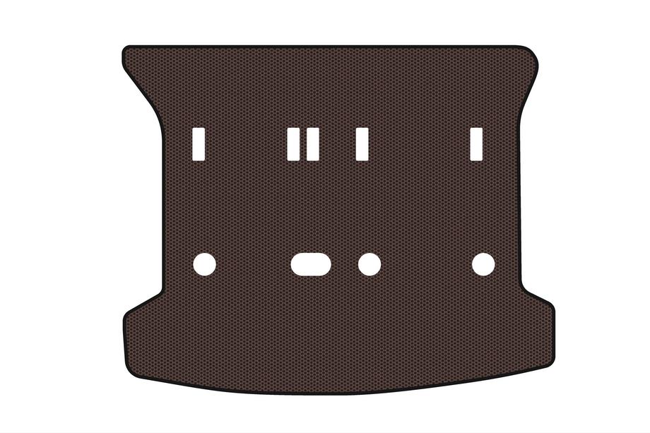 Peugeot 307 2001–2008 Gummibagagerumsmåtte Carsuit (SW, brun) Image