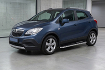Opel Mokka 2012–2021 Maydos V1 sidetrin (2 stk., aluminium ↗ rustfrit stål) foto 1