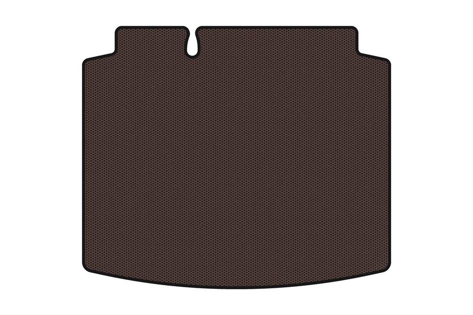 Seat Leon 2005–2012 Gummibagagerumsmåtte Carsuit (HB, 5-dørs, brun) Image