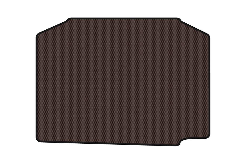 Skoda Fabia 2007–2014 Gummibagagerumsmåtte Carsuit (HB, brun) Image