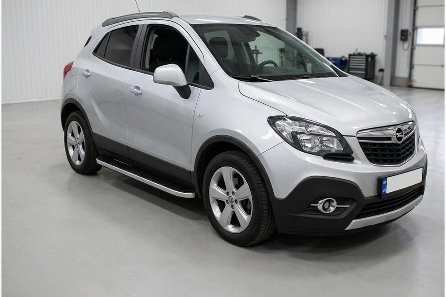 Opel Mokka 2012–2021 Sidetrin Tayga Grey (2 stk., aluminium) Image
