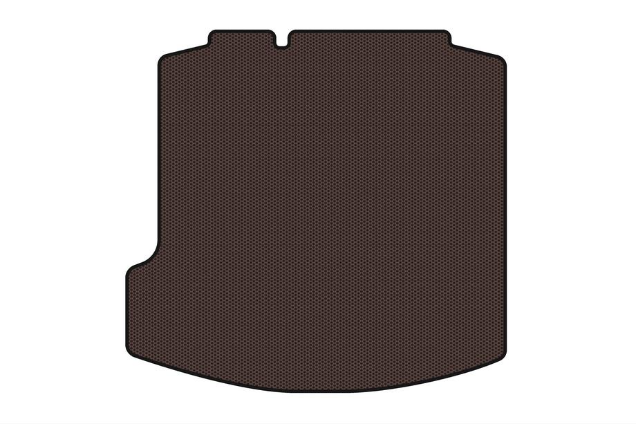 Volkswagen Bora 1998–2004 Gummibagagerumsmåtte Carsuit (SD, brun) Image