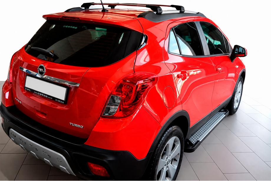 Opel Mokka 2012–2021 Sidetrin Allmond Grey (2 stk., aluminium) Image
