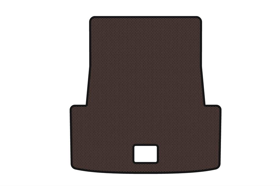 BMW 3-serie E90/E91 2005–2011 Gummibagagerumsmåtte Carsuit V-2 (Til E90, brun) Foto 1